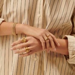 Bague Ajustable CHAIN -Agatha Soldes Boutique 02240445 157 MM M3