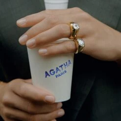 Bague Large VICTOIRE -Agatha Soldes Boutique 02280063 157 52 M3