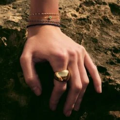 Bague Large DANAE -Agatha Soldes Boutique 02280070 157 52 M4