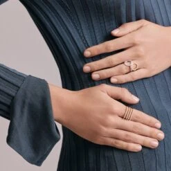 Bague Fine RONDOU -Agatha Soldes Boutique 02290051 137 52 M3