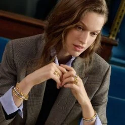 Bague Large TRIJONC -Agatha Soldes Boutique 02290065 157 52 M5