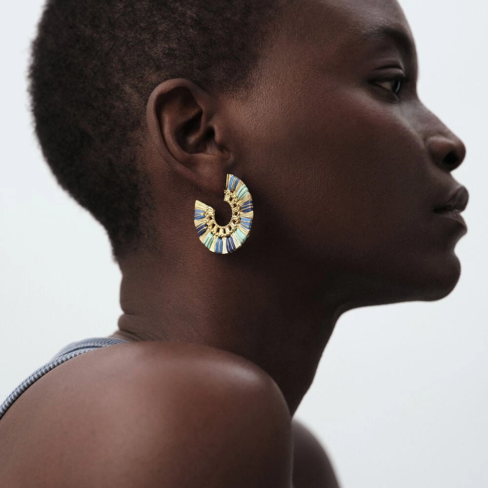 Créoles RAFIA 2 Créoles RAFIA – Image 2