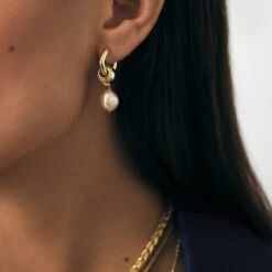 Créoles CRÉOLES ONDULÉES -Agatha Soldes Boutique 02380725 157 TU M3