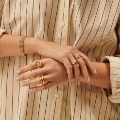 Bracelet Souple MINUIT -Agatha Soldes Boutique 02480256 157 TU M4