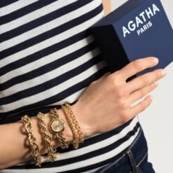 Bracelet Souple TWIGGY -Agatha Soldes Boutique 02480296 157 TU M2