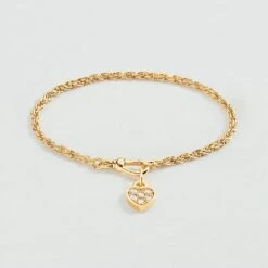 Bracelet Souple CHAÎNE CORDE -Agatha Soldes Boutique 02480320 157 TU 04