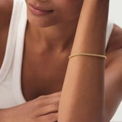 Bracelet Souple CHAÎNE CORDE -Agatha Soldes Boutique 02480320 157 TU M1