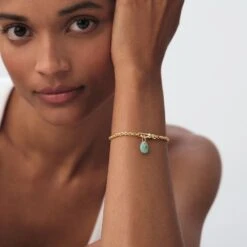 Bracelet Souple CHAÎNE CORDE -Agatha Soldes Boutique 02480320 157 TU M2