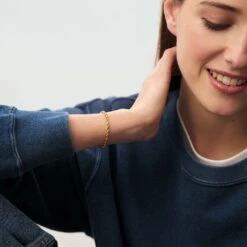 Bracelet Souple CHAÎNE CORDE -Agatha Soldes Boutique 02480320 157 TU M3