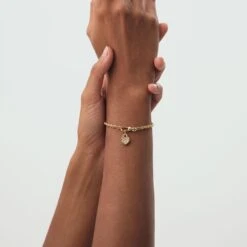 Bracelet Souple CHAÎNE CORDE -Agatha Soldes Boutique 02480320 157 TU M4