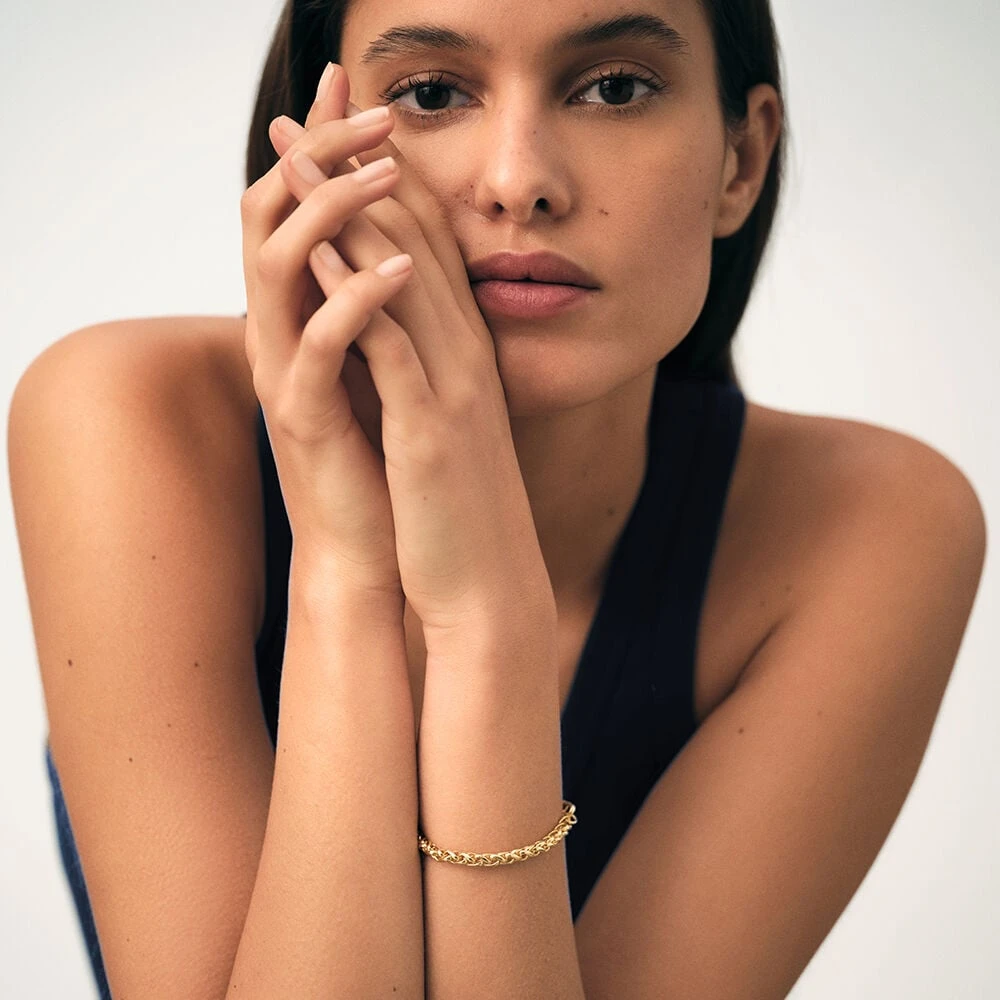 Bracelet Souple MAILLE PALMIER 3 Bracelet Souple MAILLE PALMIER – Image 3