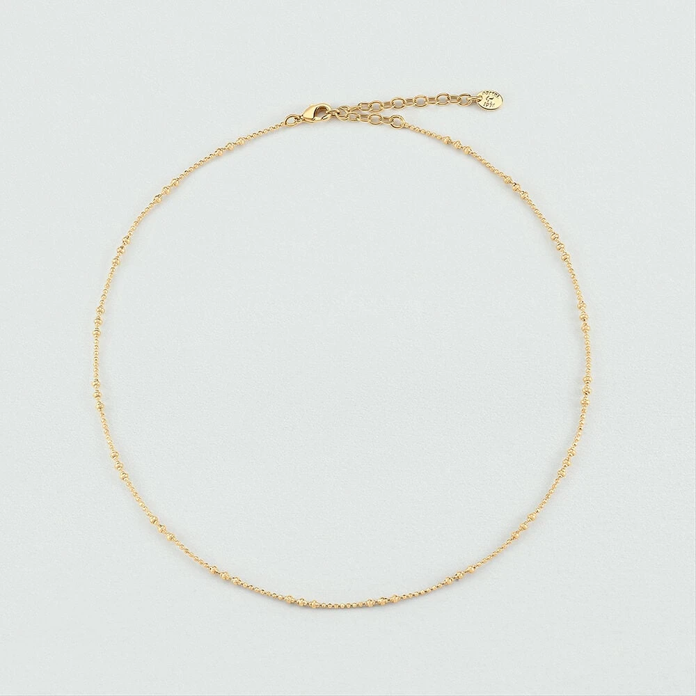 Collier Ras Du Cou CHAÎNE BOULE 2 Collier Ras Du Cou CHAÎNE BOULE – Image 2