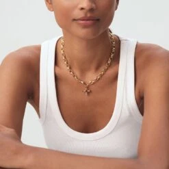 Collier Ras Du Cou MAILLE MARTELÉE -Agatha Soldes Boutique 02680237 157 TU M3