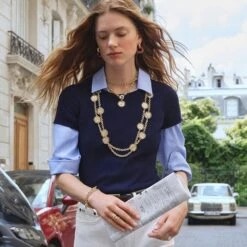 Collier Ras Du Cou SAINT HONORE 15 Collier Ras Du Cou SAINT HONORE -Agatha Soldes Boutique 02680257 157 TU M3