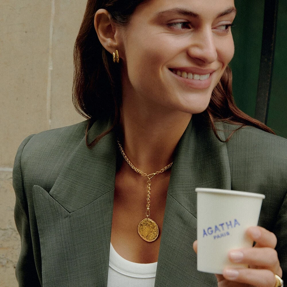 Collier Ras Du Cou MAILLE PALMIER 7 Collier Ras Du Cou MAILLE PALMIER – Image 7