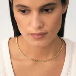 Collier Ras Du Cou MAILLE BIZANTINE 8 Collier Ras Du Cou MAILLE BIZANTINE -Agatha Soldes Boutique 02680420 157 TU M1