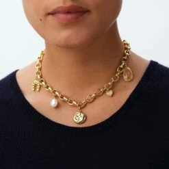 Collier Ras Du Cou CHARMS -Agatha Soldes Boutique 02681100 256 TU M1