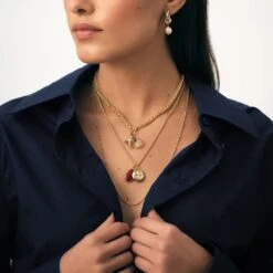 Pendentif MEDAILLON TRÈFLE -Agatha Soldes Boutique 02880066 157 TU M3