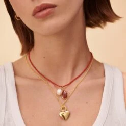 Pendentif CŒUR -Agatha Soldes Boutique 02880069 157 TU M2