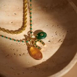 Pendentif PIERRE NATURELLE -Agatha Soldes Boutique 02880096 123 TU M4